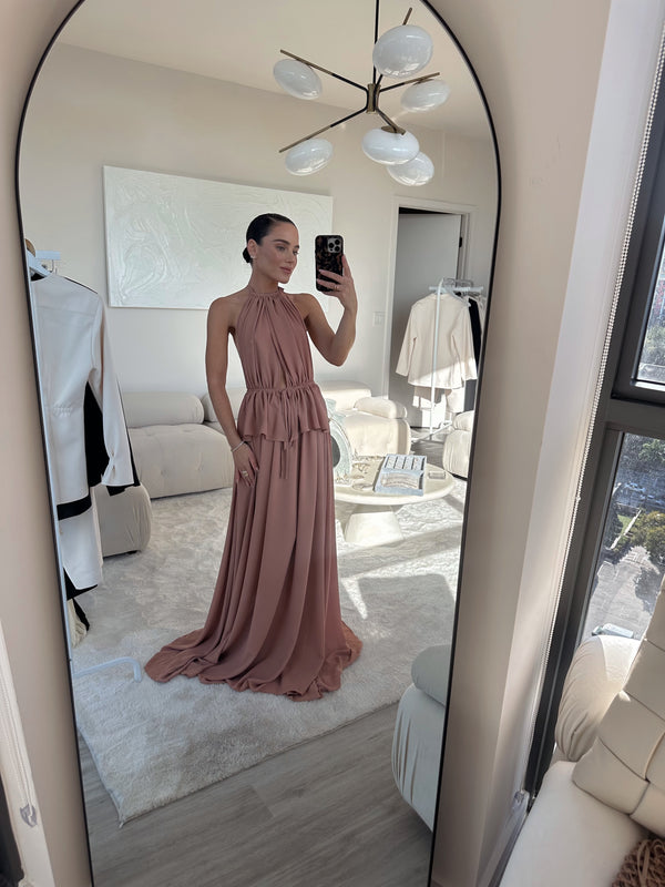 SKYE DRESS NUDE