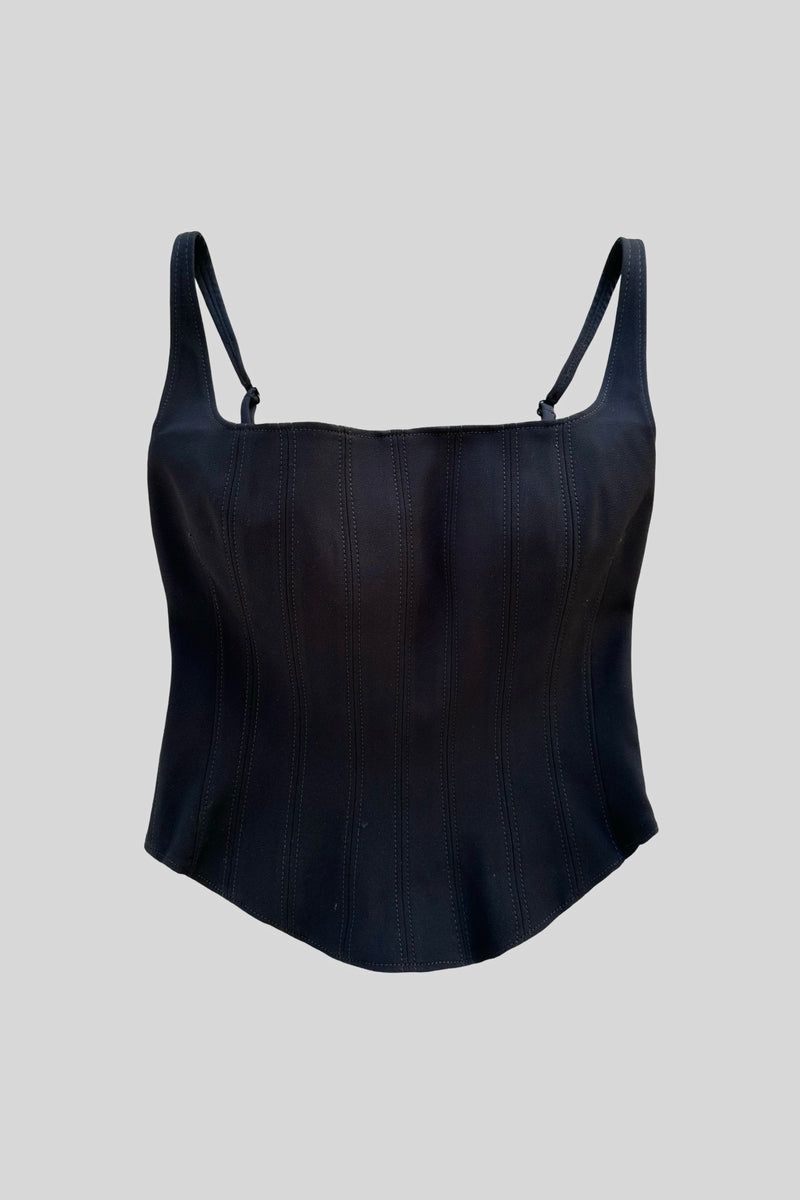 RICCI BUSTIER BLACK