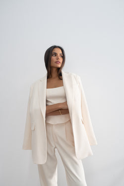 CAROLINE BLAZER IVORY