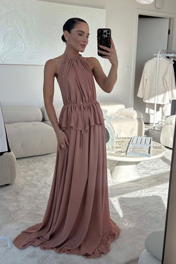 SKYE DRESS NUDE