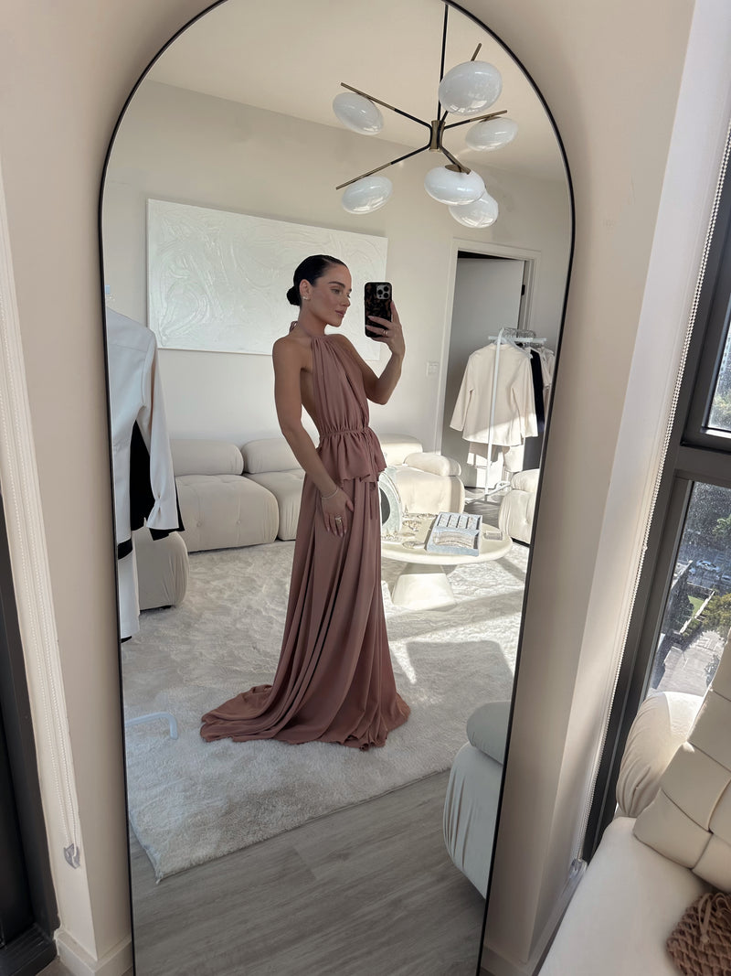 SKYE DRESS NUDE