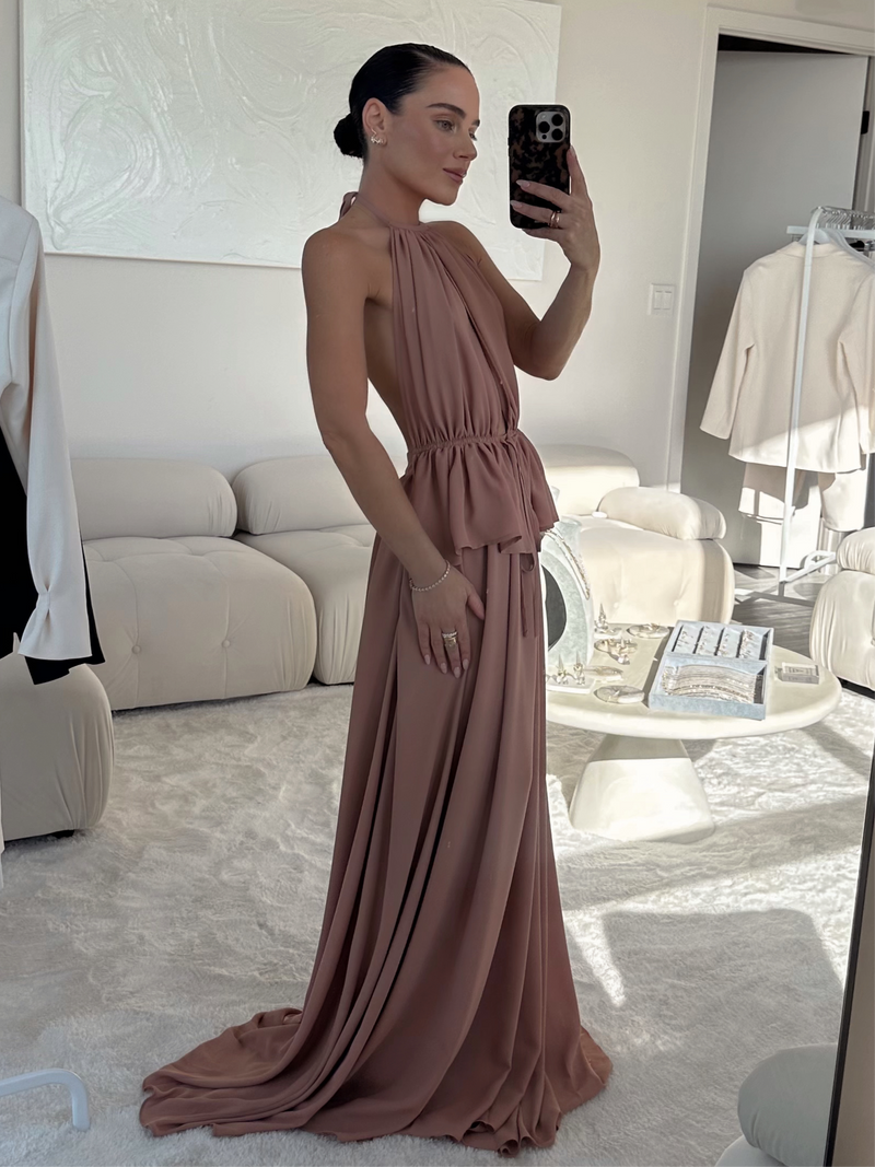 SKYE DRESS NUDE