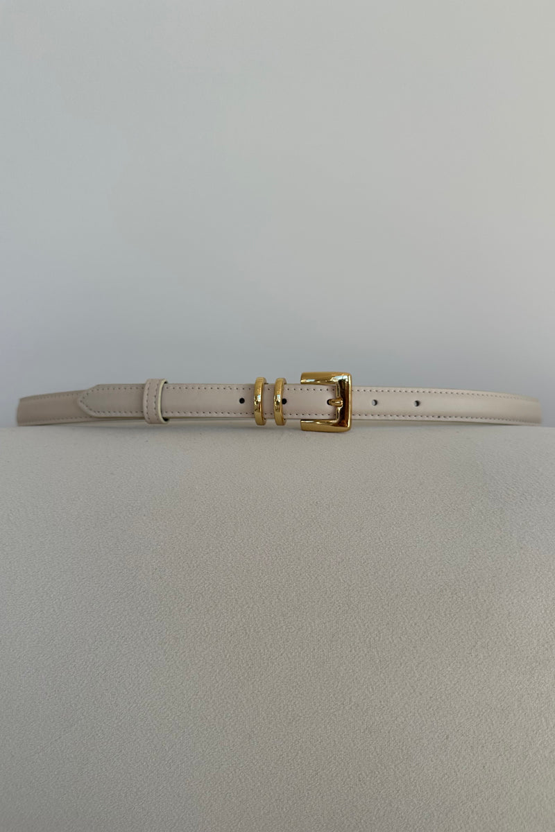 ICON BELT IVORY/GOLD