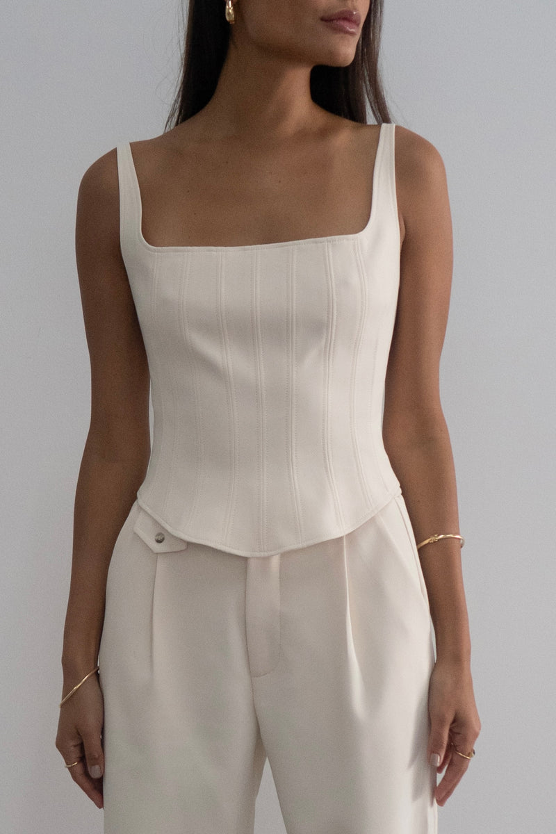 RICCI  BUSTIER IVORY