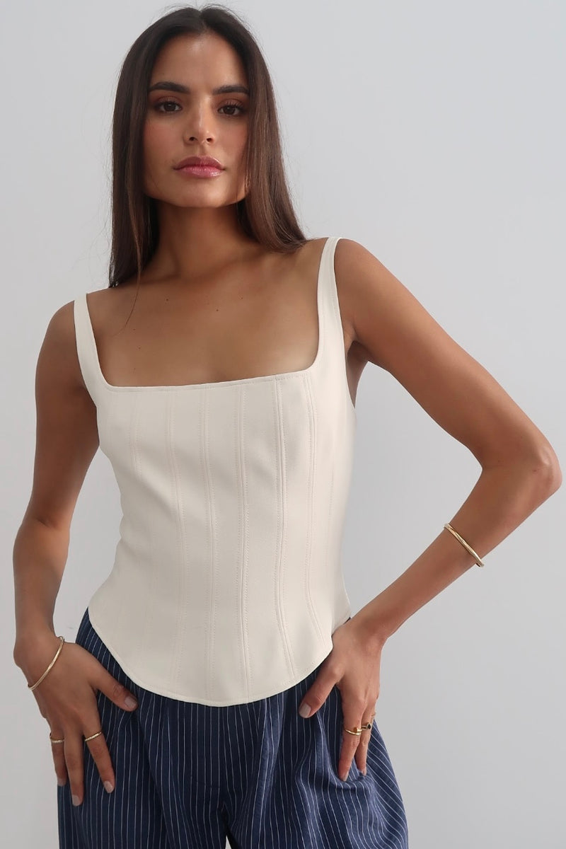 RICCI  BUSTIER IVORY