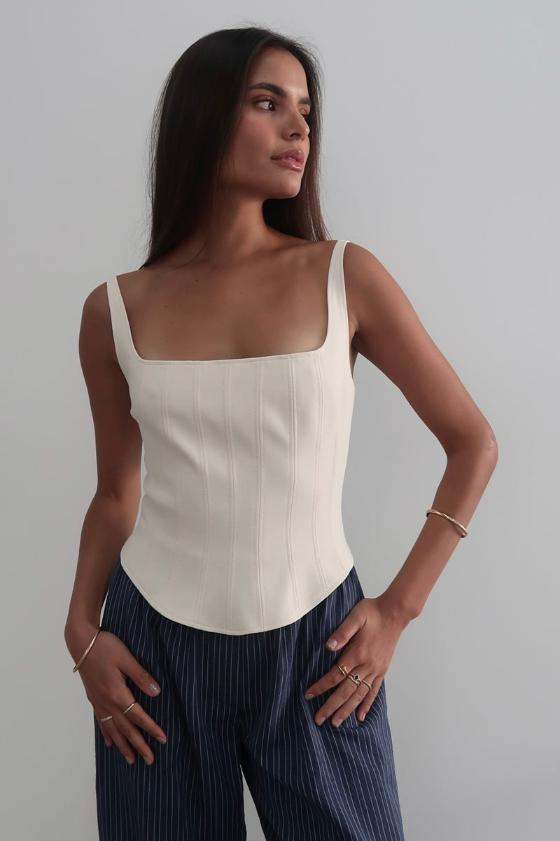 RICCI  BUSTIER IVORY