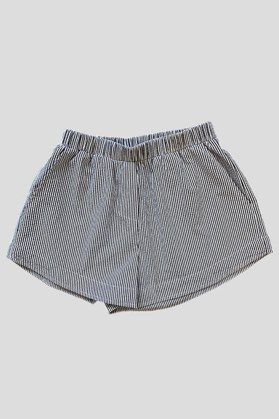 KYLA SHORTS BLACK + WHITE STRIPE – KimberlyTaylor